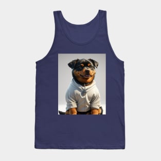 cute Rottweiler Tank Top